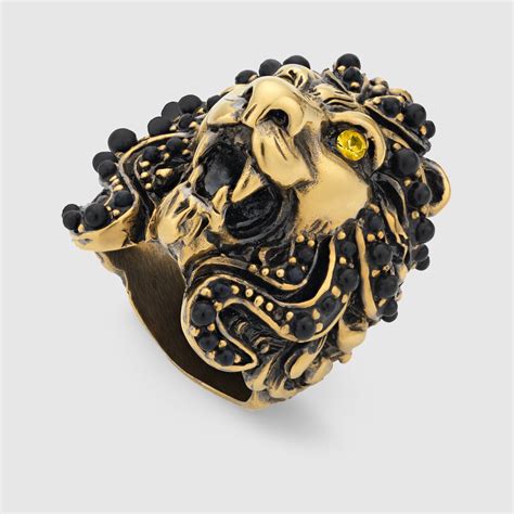 bague gucci lion